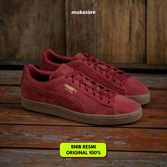 Puma Suede Gum Intense Red Original Resmi