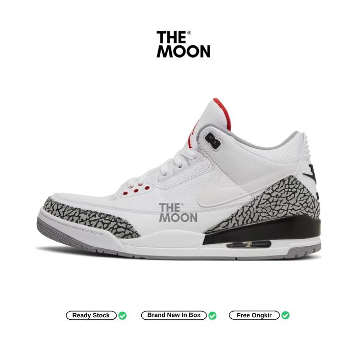 Sepatu Air Jordan - Air Jordan 3 Retro JTH Super Bowl Original