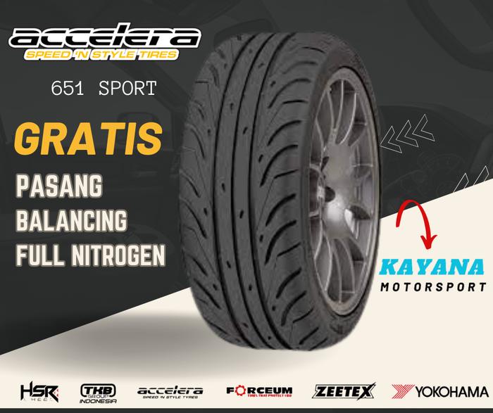 Ban Mobil 195 50 Ring 16 Accelera 651 Sport Ban Lokal Bukan GT Radial