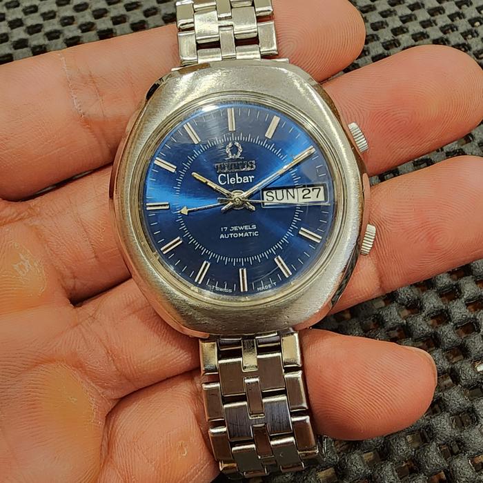 solvil et titus clebar alarm vintage watch