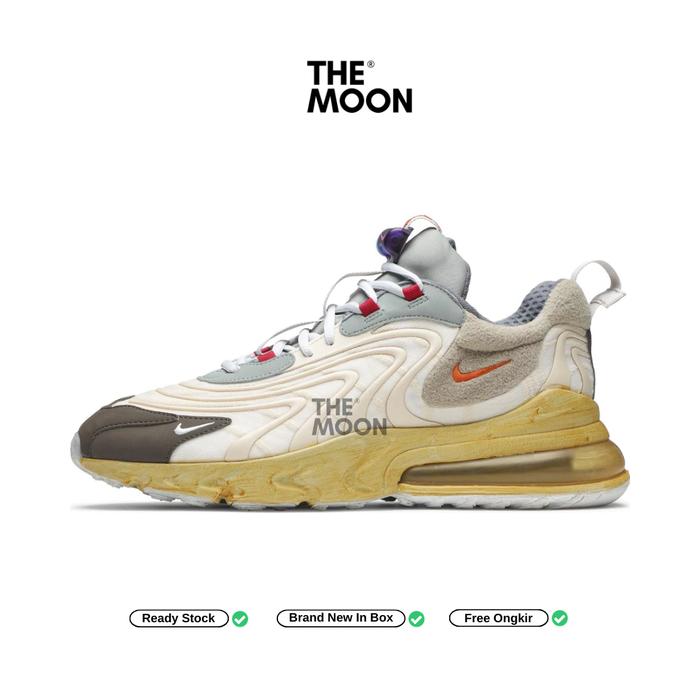Sepatu Air Max - Air Max 270 React ENG Travis Scott Cactus Original