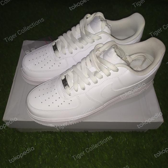 nike air force 1 original triple white sepatu nike air force one