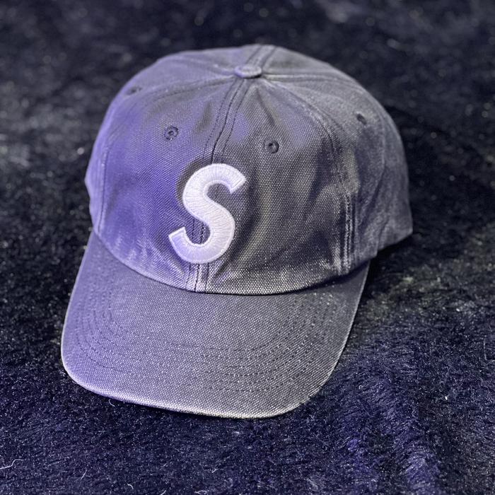 Supreme Pigment Logo Embroidered 6 Panel Cap ORIGINAL