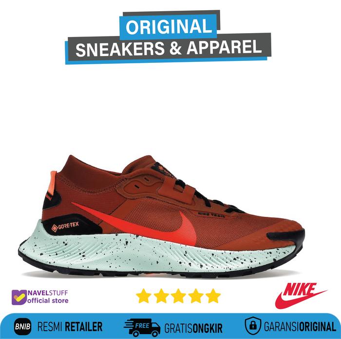 NIKE Pegasus Trail 3 Gore-Tex Running Rugged Orange Habanero Red/Blck