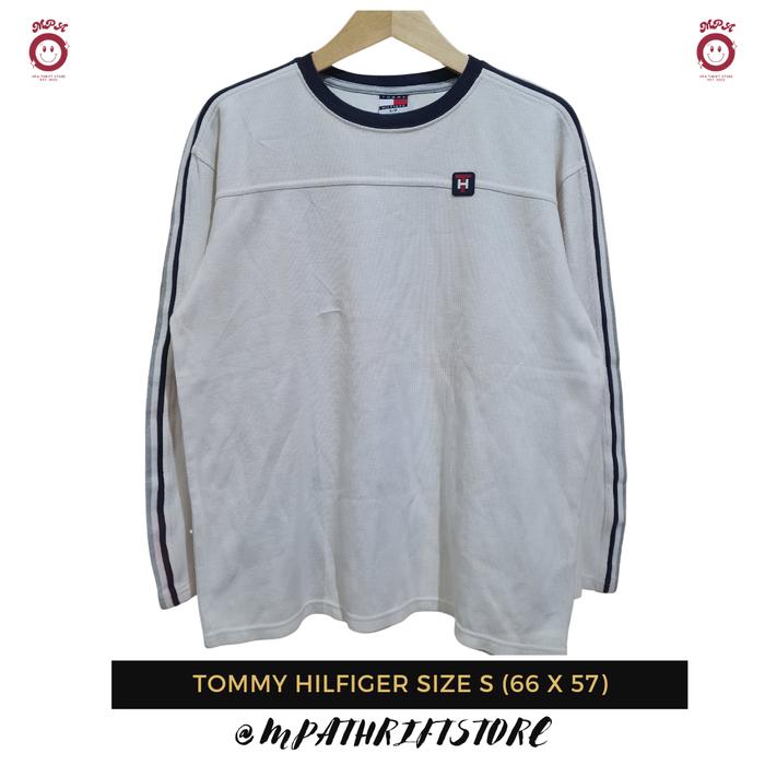 Long Sleeve Tommy Hilfiger Size S Krem Second Branded