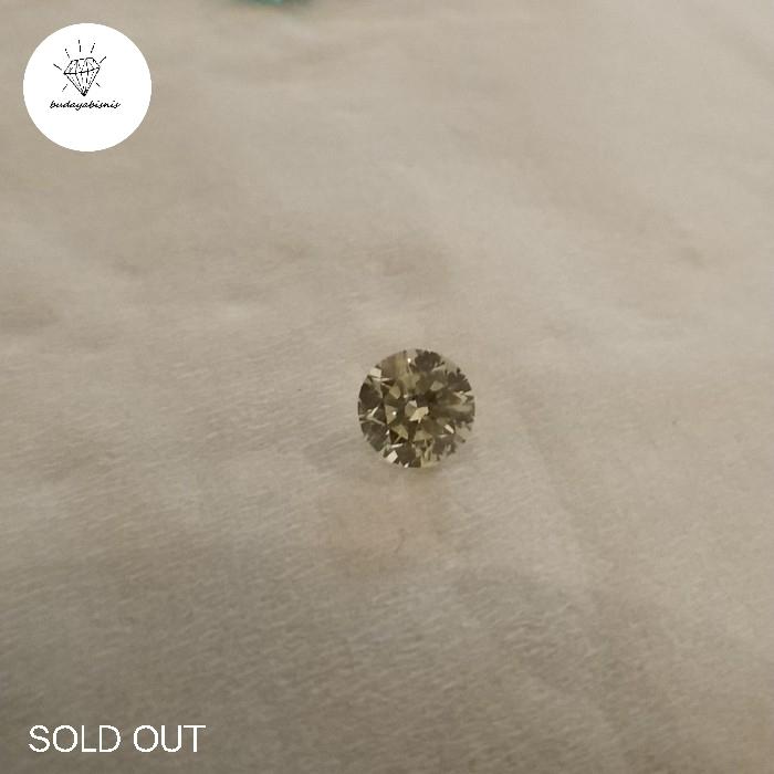 1.14 CT fancy yellow VS2 berlian diamond eropa IGL USA, bukan GIA