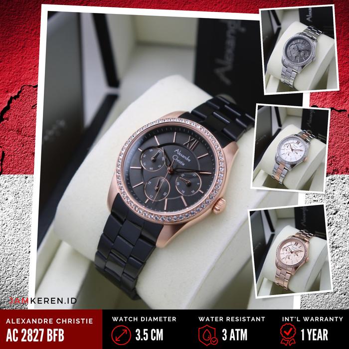 Jam Tangan Wanita Alexandre Christie 2827 AC2727 AC 2827 BF Original