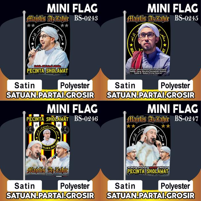 BENDERA SYEKHERMANIA V58/BENDERA PECINTA SHOLAWAT/MAJELIS AZ ZAHIR