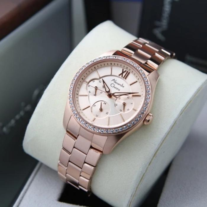 ALEXANDRE CHRISTIE AC 2827 FULL ROSEGOLD AC2827 WANITA ORIGINAL