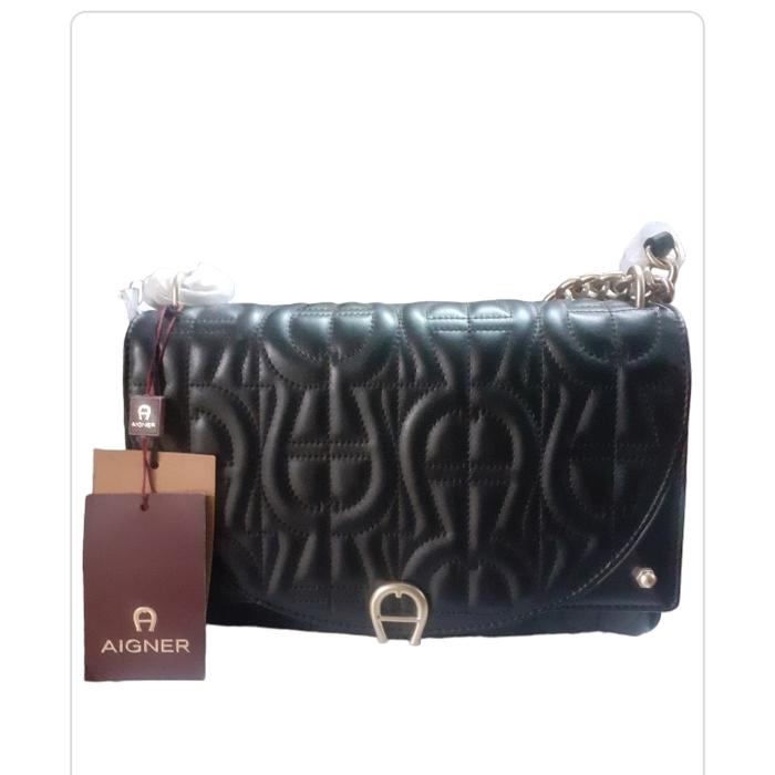 tas aigner diadora black by butik aigner munich