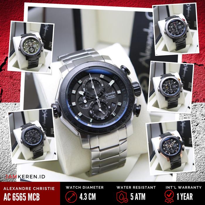 Jam Tangan Pria Alexandre Christie 6565 AC6565 AC 6565 MC Original