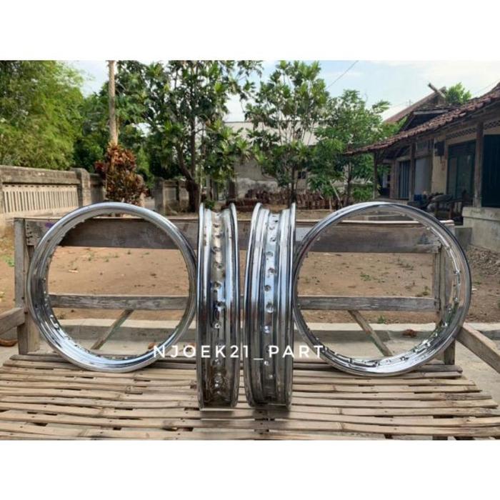 Sepasang DID Velg Besi Velg DID ring 17 ukuran 215-250 Depan Belakang