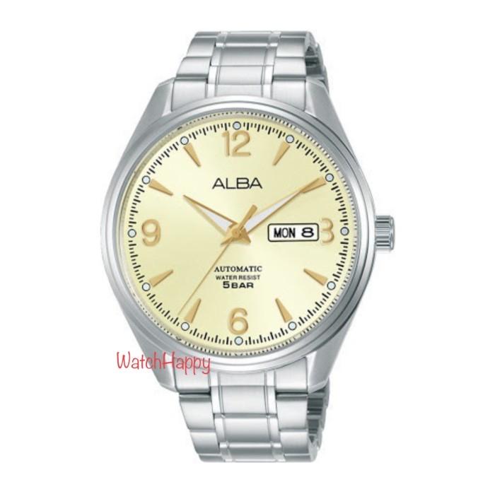 ALBA AL4155X1 CHAMPAGNE DIAL AL4155 AUTOMATIC STAINLESS STEEL ORIGINAL