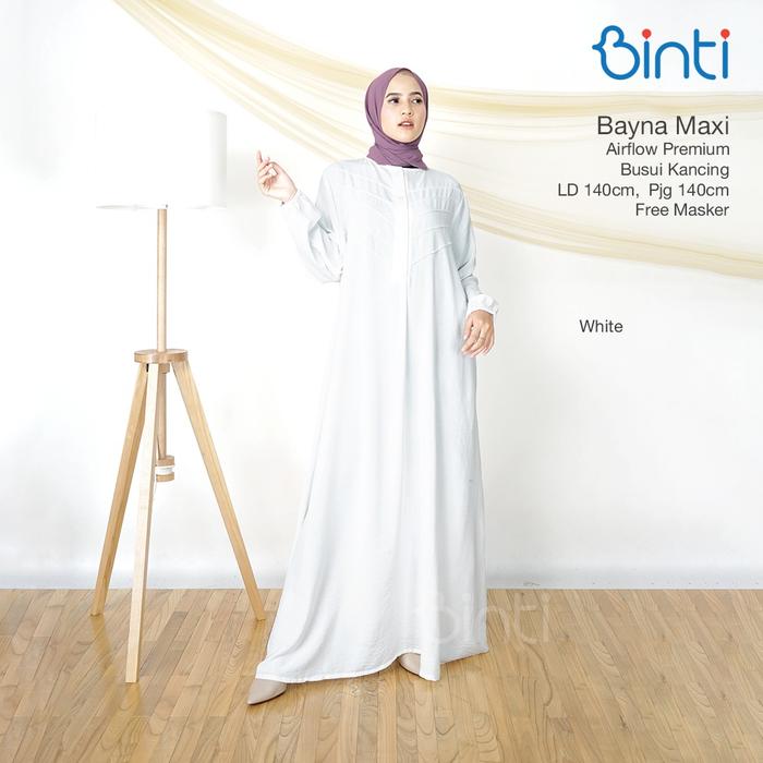 [BINTI] Bayna Maxi/ Gamis Polos Jumbo