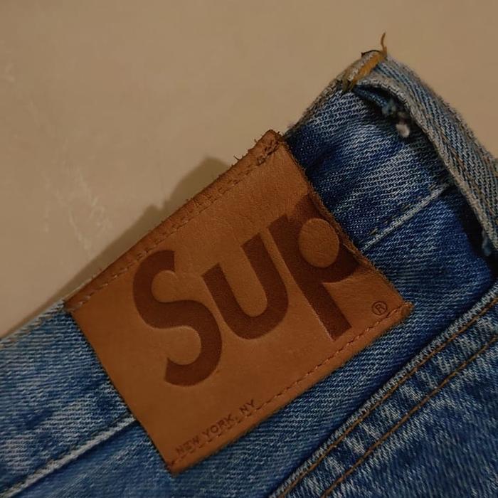 celana jeans selvedge supreme original preloved
