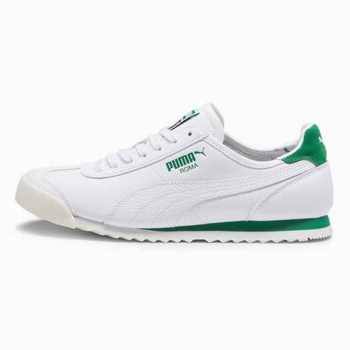Sepatu Puma Roma OG Leather White Green Men Original Limited