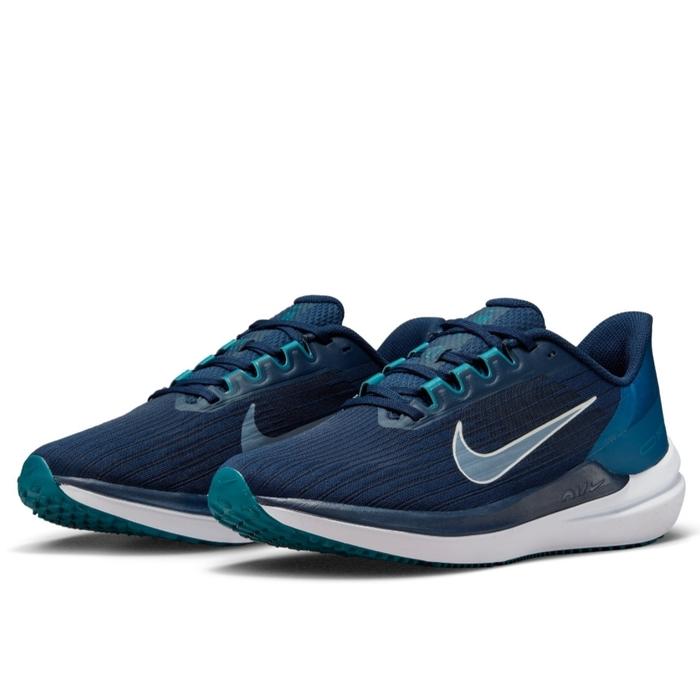 Sepatu Nike Pria Winflo 9 Blue Running Original