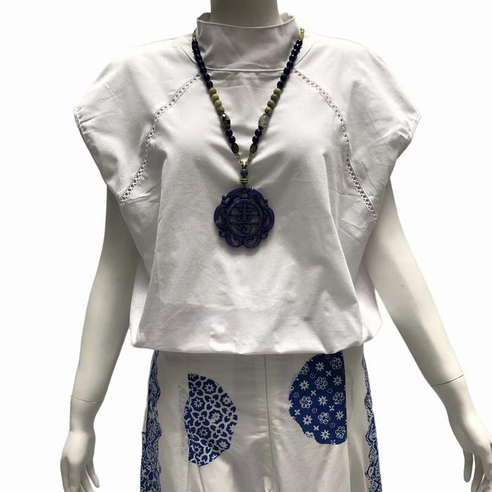 Blus polos linen rami