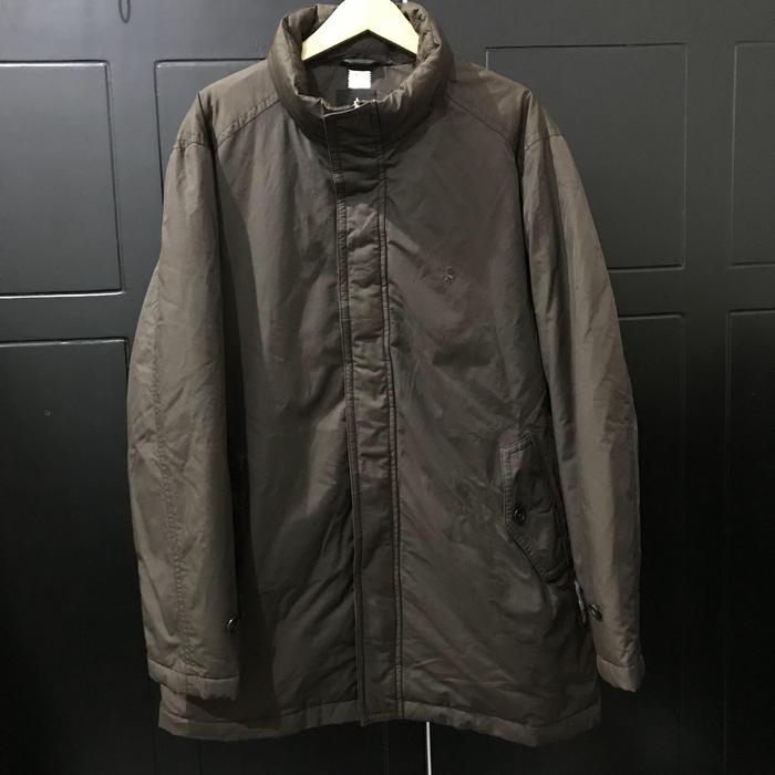 jaket bulang tebal mewah olzen XXL coklat tua