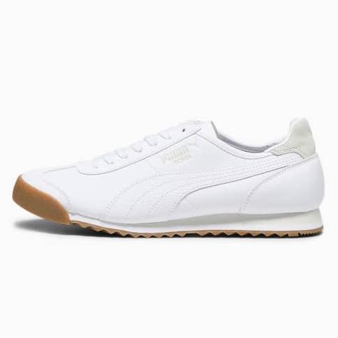 Sepatu Puma Roma OG Leather All White Men Original Limited
