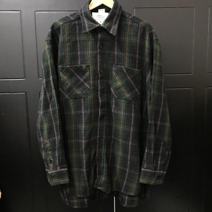kemeja under air korea XL hijau