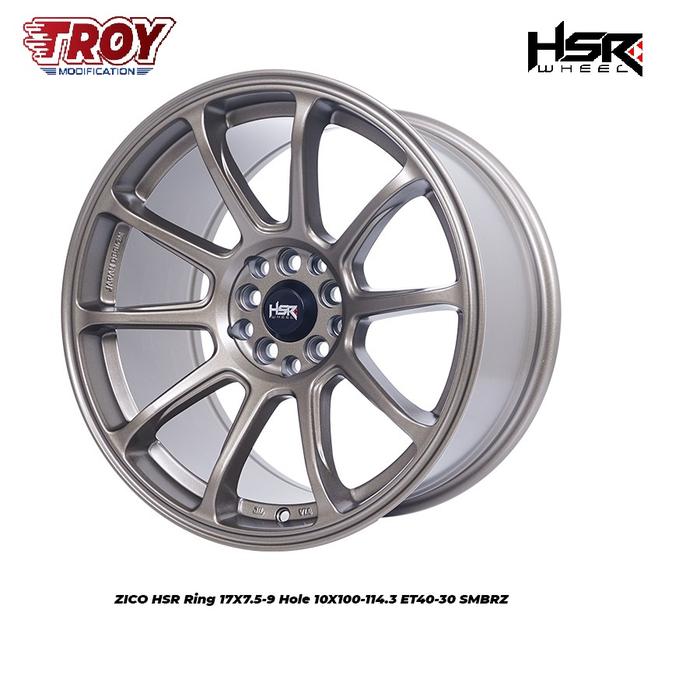 velg racing hsr  ring 17 ZICO buat mobil innova, baleno, granmax DLL