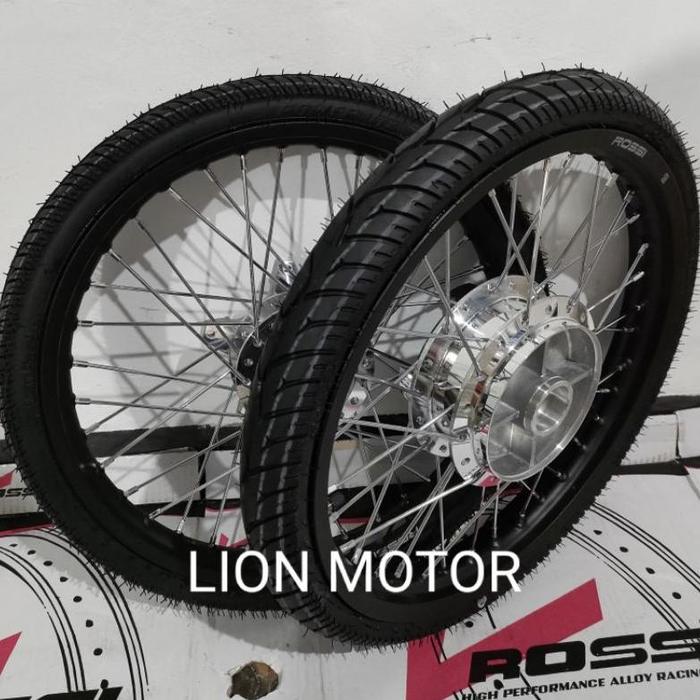Paketan Velg jari jari plus ban Cb150 R Cbr 150R New Cb150 Old Megapro