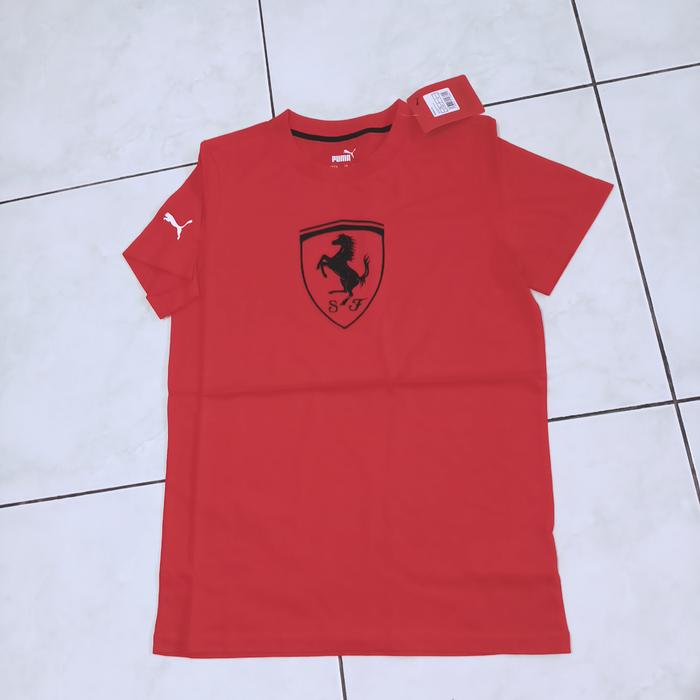 Kaos original Puma Ferrari Anak size L 164 599859 02 Rosso Corsa