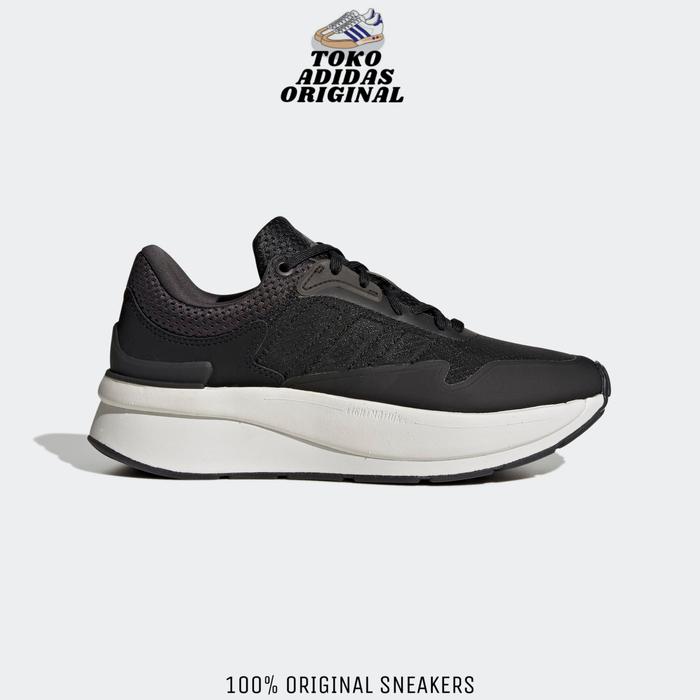 SEPATU SPORT ADIDAS ZNCHILL LIGHTMOTION+ BLACK WHITE ORIGINAL RESMI