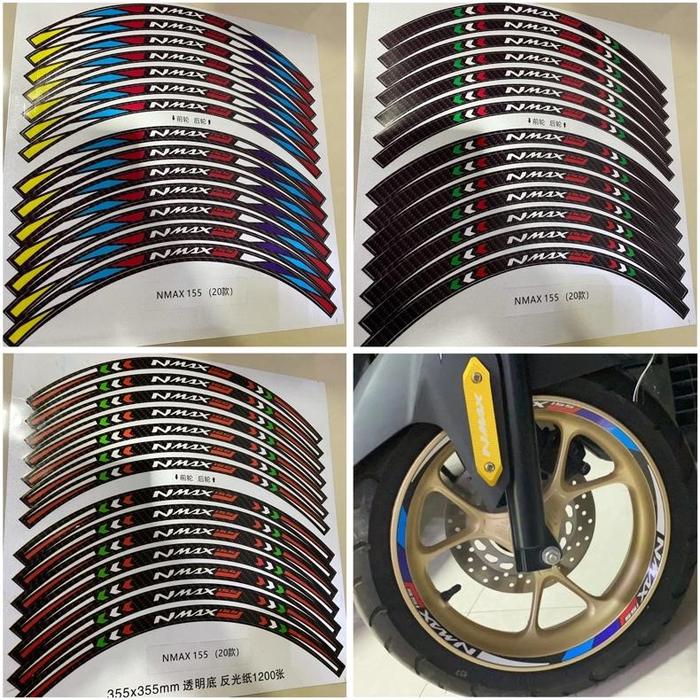stiker pelek NMAX sticker velk NMAX VARIASI LIS VELEK MODIFIKASI PELEK