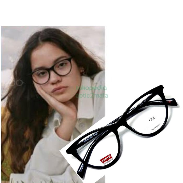FRAME KACAMATA LEVIS LEVI'S LV LVS 1034 807 Black 51-17-145 original