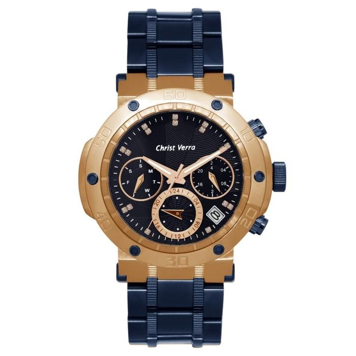 Jam Tangan CHRIST VERRA Wanita Original CV 52283LD-1J BLU