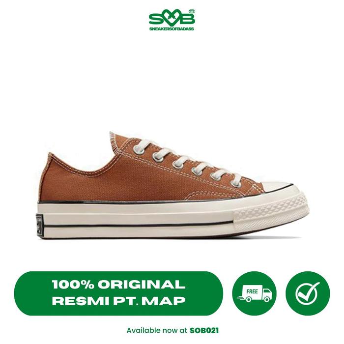 Sepatu Sneakers Converse Chuck 70 Tawny Owl/Egret/Black - A04591C