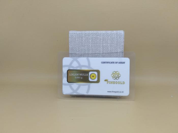 Logam Mulia Fine Gold 0.001 Gr 24K Fine Gold 999.9