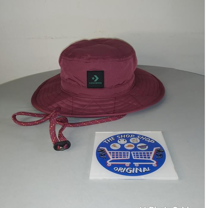 Topi Bucket Rimba Pria Converse Boonie Hat Original Cherry Vision