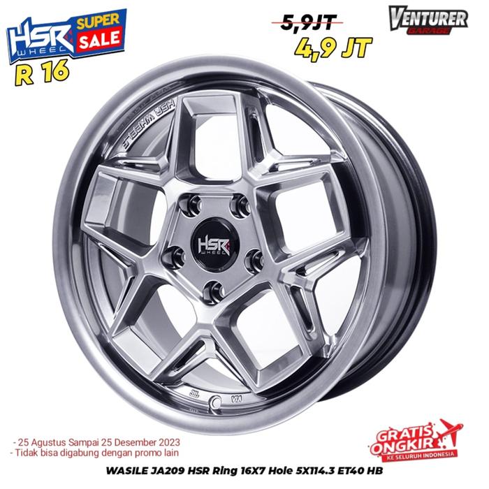 velg mobil racing ring 16 lubang 5x114,3 untuk terios , innova 2kd,brv