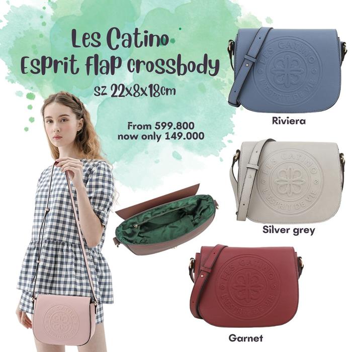 TERMURAH tas selempang Les Catino Esprit Flap NEW ORIGINAL