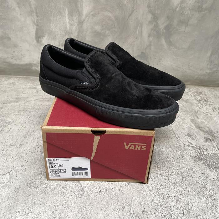 Vans Slip On Pro BlackOut Original - Vans Slip On Pro
