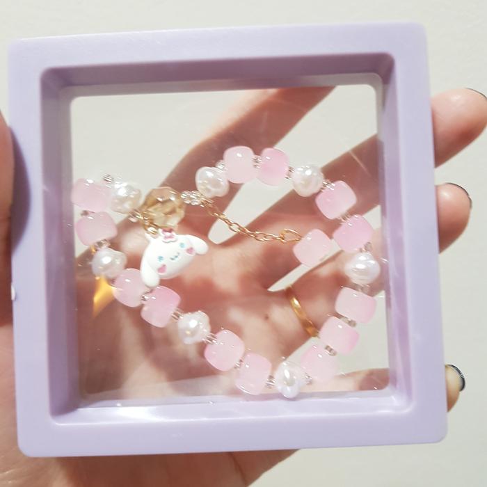 Gelang Cinnamonroll pink