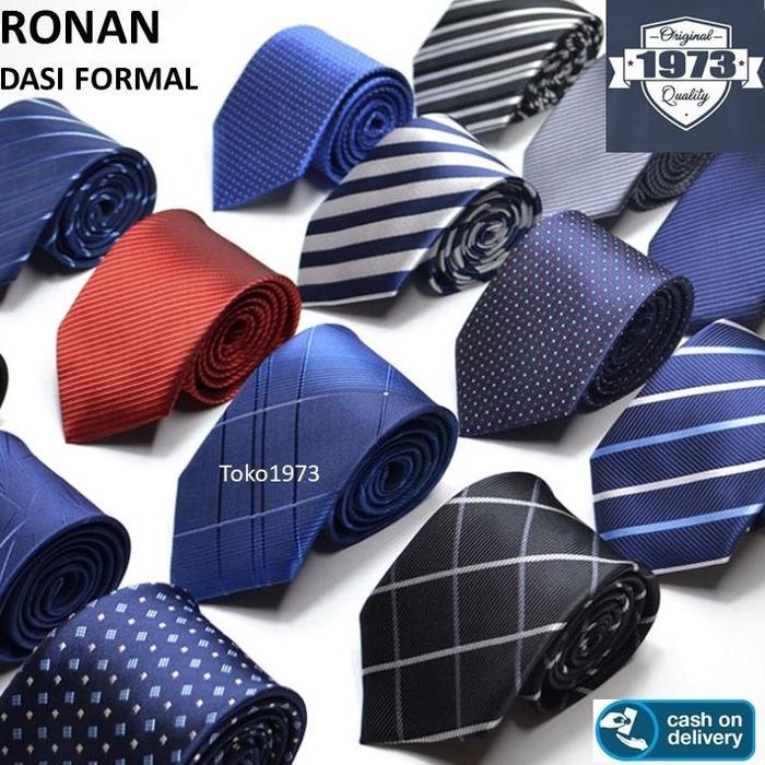 RONAN - long formal office dasi pria dasi panjang dasi formal dasi