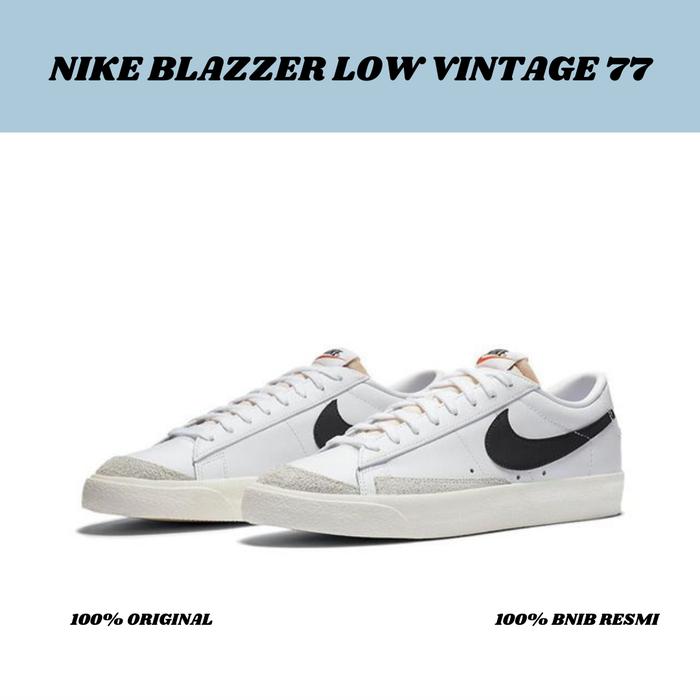 Nike Blazzer Low 77 Vintage - White Black