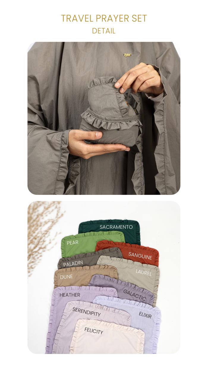 PPM - BIJOU TRAVEL MUKENA | Mukena Travel | Mukena Mini | Mukena plus Sajadah | Mukena Simple | Muke