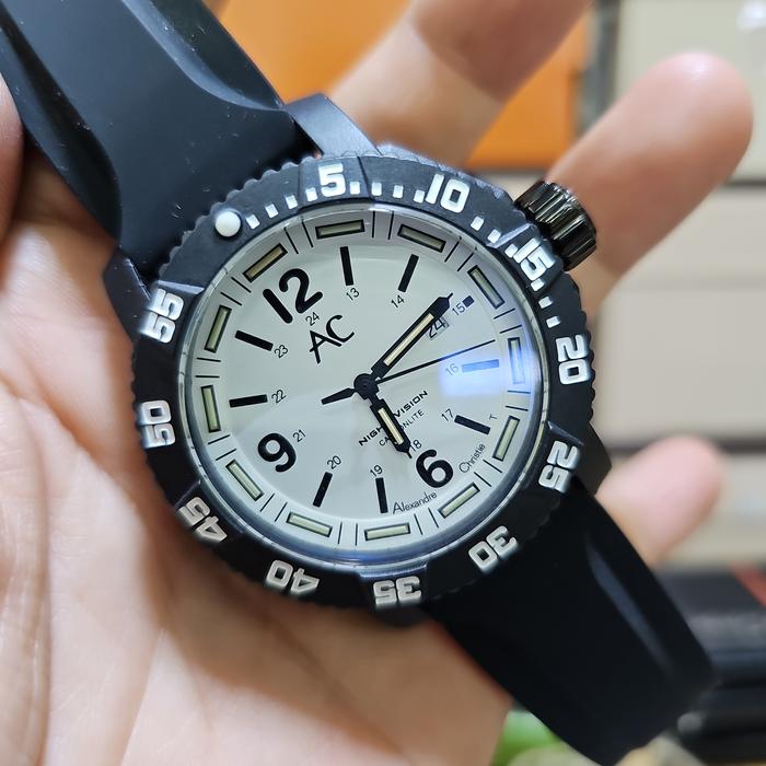 jam tangan pria ALEXANDRE CHRISTIE 6187 NVRIPSL