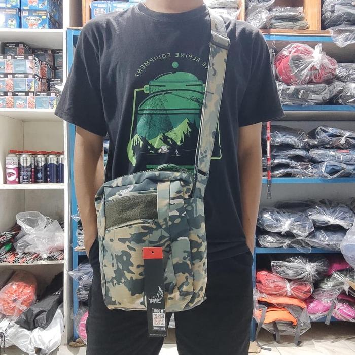 Tas Selempang Camo Tas Slingbag Besar Motif Army Doreng Tactical