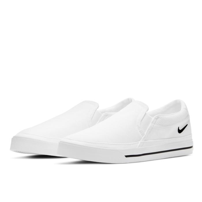 Sepatu Nike Wanita Court Slip On White Sneakers Original