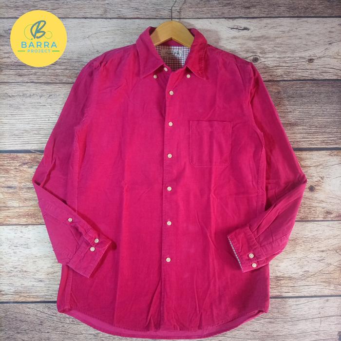 Kemeja Uniqlo Corduroy