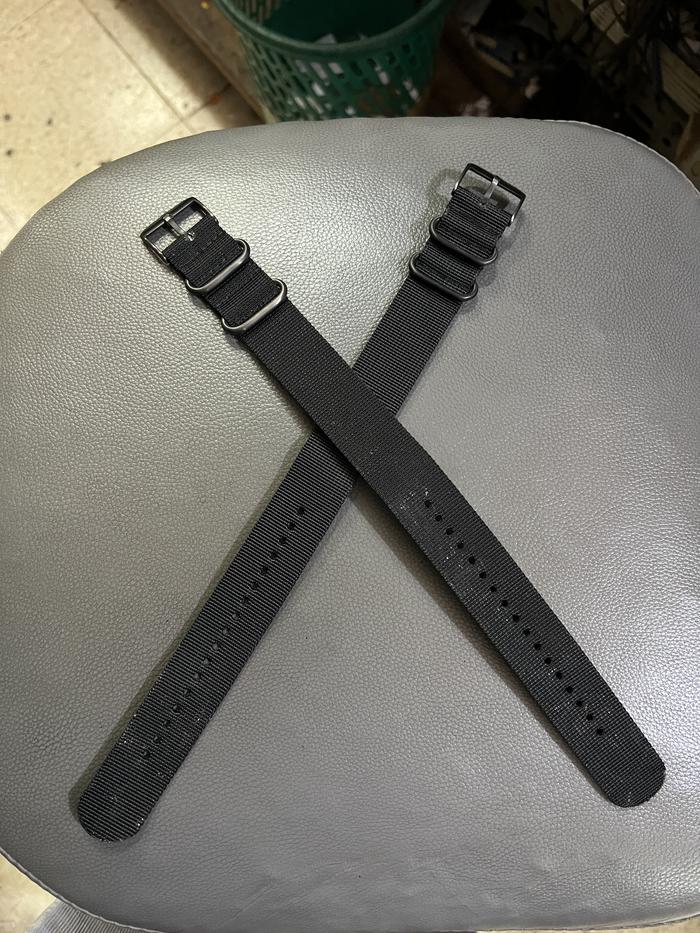 NATO STRAP ORIGINAL LUMINOX 26MM BLACKOUT EDITION, STRAP NYLON/ZULU