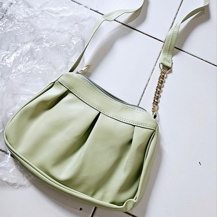 Tas wanita model simple tapi bagus cakepp warna sage green