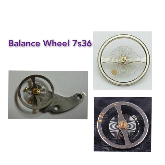 Balance Wheel Spring Seiko 7s36