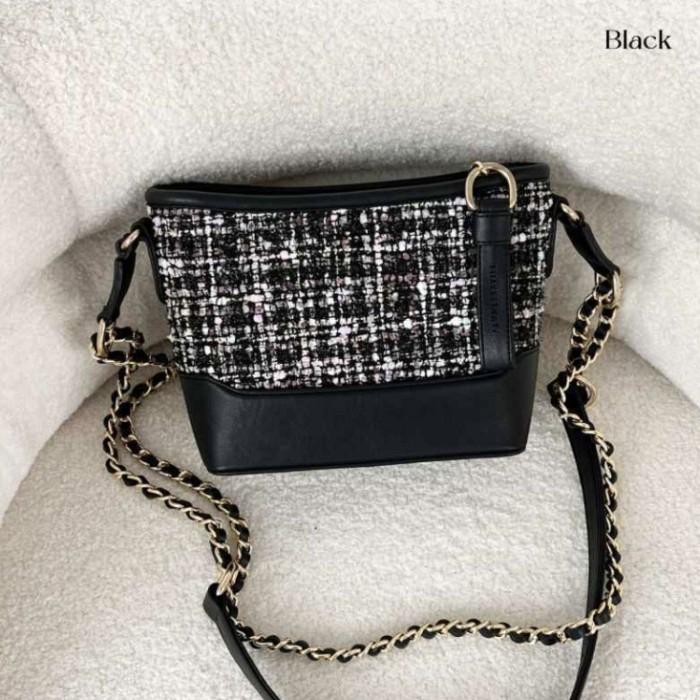 Tas Wanita Sling Bag Femmebravile Kara Tweed Bag